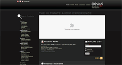 Desktop Screenshot of orpheusaudio.gr